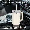 SSS Enterprise Tumbler with Handle and Straw Lid, Reusable Cup Leakproof Iced Coffee Sipper Mug for Keeping Beverages Water Hot or Cold,Perfect for Travel, Gym