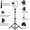 Webilla 10 Inch Selfie Ring Led Light With 7 Feet Metal Tripod Stand And Cell Phone Holder With Remote And 10 Level Light Brightness For Youtube