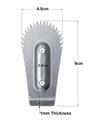 LJL Traders Stainless Coconut Scraper Spare Blade and Screws