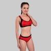 Yana Women Yellow, Green, Red Self Design Cotton Blend Set Of 3 Bra And Panty (36)