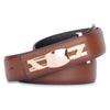 Kastner Mens Tan PU Leather Casual & Formal Belt with Classic Pin Buckle