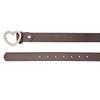 Kastner Women's Brown PU Leather Casual & Formal Belt with Classic Pin Buckle