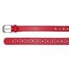 Kastner Women's Red PU Leather Casual & Formal Belt with Classic Pin Buckle