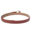 Kastner Women's Tan PU Leather Casual & Formal Belt with Classic Pin Buckle