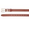 Kastner Women's Tan PU Leather Casual & Formal Belt with Classic Pin Buckle