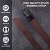 Kastner Mens Canvas Belt Stylish & Durable Casual Formal Belt with Classic Autolock Buckle.