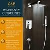 ZAP Brass Gold Drain Stopper for Bathroom Vessel Vanity Sink with Overflow 3 inch
