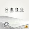 SLEEPSPA AZURE Hotel Comfort Bonnell Spring Mattress - 8 inch, Single (L x W: 78 inch x 36 inch)