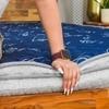 COIRFIT LUXURINO Pillow Top with ISPT Tech. 8 Inch King Mattress | 7 Years Warranty | Firm Mattress |  Bonnell Spring Mattress (75X72X8 Inches,King Mattress,Blue)