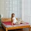 COIRFIT LUXURINO Pillow Top with ISPT Tech. 6 Inch Single Mattress | 7 Years Warranty | Firm Mattress |  Bonnell Spring Mattress (75X36X6 Inches,Single Mattress,Red)