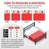 COIRFIT 7-Zone Magno Pocket Pro 8 Inch Double Mattress | 10 Years Warranty |Soft Mattress | Pocket Spring Mattress (78x48x8 Inches, Double Size Mattress,Blue)