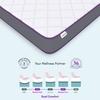 SLEEPSPA Dual Comfort - Hard & Soft- with Comfort Cubes and Rebotech Tech. 5 inch King Mattress | 7 Years Warranty | High Resilience (HR) Foam Mattress| Dual Comfort Mattress (King Size Mattress - 72X72X5 inches, Grey)
