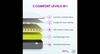 SLEEPSPA Dual Comfort - Hard & Soft- with Comfort Cubes and Rebotech Tech. 5 inch Double Mattress | 7 Years Warranty | High Resilience (HR) Foam Mattress| Dual Comfort Mattress (Double Size Mattress - 78X48X5 inches, Grey)