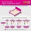 Usha Shriram tru Spring with NPSS Tech. 10 inch Single Mattress | 7 Years Warranty | Firm Mattress | Bonnell Spring

 Mattress (75X35X10 Inches, Single Size Mattress, Red)