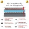 COIRFIT Twin Dlx Dual Comfort SRTX Tech. 8 inch Queen Mattress | 10 Years Warranty | Dual Mattress | High Resilience (HR) Foam Mattress (75X66X8 Inches, Queen Size Mattress, White)