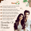 Gavatri Classic And Natural Henna Powder (Mehandi) for Hair Color, Hands & Feet Design 750 Gram