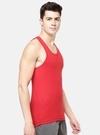 Macroman M Series Men's Red Solid 100% Cotton Pack of 1 Vest