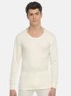 Macroman M Series Men White Solid Cotton Pack of 1 Thermal Tops