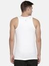 Rupa Macroman M Series Men's White Solid 100% Cotton Vest