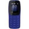NOKIA 105 Classic With Charger Dual Sim, Blue, Keypad Phone