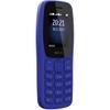 NOKIA 105 Classic With Charger Dual Sim, Blue, Keypad Phone