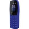 NOKIA 105 Classic With Charger Dual Sim, Blue, Keypad Phone