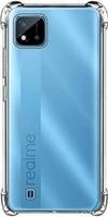 Hot Selling Back Cover for Realme C20 back cover case camera protection  |Transparent| Grip Case| Silicon| Pack of 1