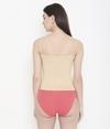 Feelings Women Solid Skin 100% Soft Cotton Innerwear Camisole with Adjustable Straps