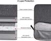 ProElite Tablet Sleeve Case Cover for 12" to 13" Tablets for Samsung Galaxy Tab S7 Plus/S8 Plus/S7 Fe 12.4", Apple iPad Pro 12.9",Lenovo Tab P12, Microsoft Surface Pro 4/5/6/7/8/9, Lavender
