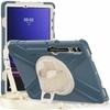 ProElite Cover for Galaxy Tab S9 Plus/ S9 FE+ Case, Rugged 3 Layer Armor case for Samsung Galaxy Tab S9 Plus/S8 Plus/S7 Plus/S7 FE 12.4 inch with S Pen Holder and Rotating Kickstand, Cornflower Blue