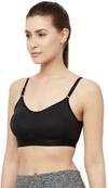 T.T. Women Cami Bra Non Padded Bra(Black)
