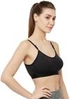T.T. Women Cami Bra Non Padded Bra(Black)