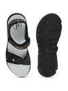 Aqualite Mens Black, Mustard Sports Sandals