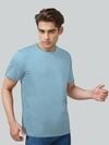 Lux Nitro Pack of 2 Round Neck Tshirt for Men(Grey_Sky)