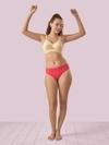 Lux Venus Board Bottom Bra with Adjustable Strap (Skin_Maroon)
