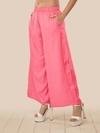 Lyra Women's Pink solid Palazzo