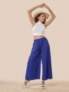 Lyra Women's Royal Blue solid Palazzo