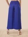 Lyra Women's Royal Blue solid Palazzo
