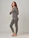 Lux Inferno Women Long & Trouser 1Set(CHARCOAL)
