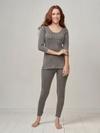 Lux Inferno Women Long & Trouser 1Set(CHARCOAL)