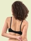 Lyra Women's Premium Cotton Solid Black Non Padded Bra (Black)