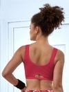 Lyra Cotton Low Impact Sports Bra - Non Padded, Wire Free, Comfortable Activewear for Yoga & Gym (Peach Blosoom)