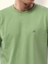 Lux Nitro Round Neck Tshirt for Men(Pista)