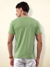 Lux Nitro Round Neck Tshirt for Men(Pista)