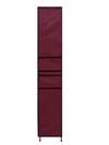 PHILOSHOP Multi-Utility Collapsible 9 Layer Metal Shoe Cabinet, Shoe Rack (Maroon)
