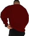 Ausk Men Full Sleeve Round Neck Printed Sweatshirt( Maroon ) Non Returnable