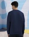 Ausk Men Full Sleeve Round Neck Printed Sweatshirt( Blue ) Non Returnable