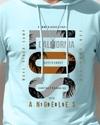 Ausk Men's Printed Full Sleeve Hooded Tshirt/Graphic printed tshirt for men(Cotton Blend)(Sky Blue) Non Returnable