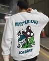 Ausk Men's Printed Multicolor Full Sleeve Round Neck Sweatshirt ( Non Returnable)
