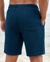 Ausk Men Solid Drawstring Waist Casual Knee Length Shorts ||Solid Men Teal Blue Basic Shorts(Non Returnable)